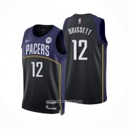 Camiseta Indiana Pacers Oshae Brissett #12 Ciudad 2022-23 Azul