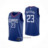 Camiseta Los Angeles Clippers Lou Williams #23 Icon 2020-21 Azul