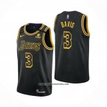 Camiseta Los Angeles Lakers Anthony Davis #3 Mamba 2021-22 Negro