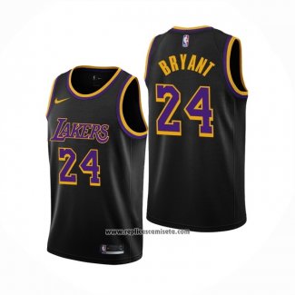 Camiseta Los Angeles Lakers Kobe Bryant #24 Earned 2020-21 Negro