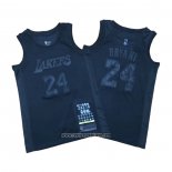 Camiseta Los Angeles Lakers Kobe Bryant #24 MVP Negro