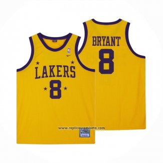 Camiseta Los Angeles Lakers Kobe Bryant #8 Mitchell & Ness 1957 Amarillo