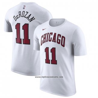 Camiseta Manga Corta Chicago Bulls Demar Derozan Ciudad 2022-23 Blanco