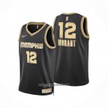 Camiseta Memphis Grizzlies Ja Morant #12 Select Series Oro Negro