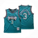 Camiseta Memphis Grizzlies Shareef Abdur-Rahim NO 3 Mitchell & Ness 1996-97 Verde