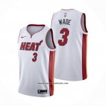 Camiseta Miami Heat Dwyane Wade #3 Association 2021-22 Blanco