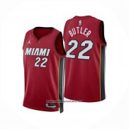 Camiseta Miami Heat Jimmy Butler NO 22 Statement 2024-25 Rojo