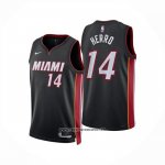 Camiseta Miami Heat Tyler Herro NO 14 Icon 2024-25 Negro