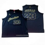 Camiseta Michael Jordan #23 Oro Negro