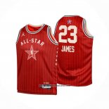 Camiseta Nino All Star 2024 Los Angeles Lakers LeBron James #23 Rojo