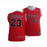 Camiseta Nino Chicago Bulls Michael Jordan #23 Rojo2
