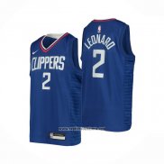 Camiseta Nino Los Angeles Clippers Kawhi Leonard #2 Icon Azul