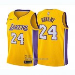 Camiseta Nino Los Angeles Lakers Kobe Bryant #24 Retirement 2017-2018 Amarillo