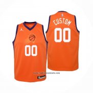 Camiseta Nino Phoenix Suns Personalizada Statement 2020-21 Naranja