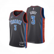 Camiseta Oklahoma City Thunder Josh Giddey #3 Ciudad 2022-23 Gris