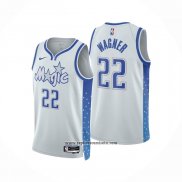 Camiseta Orlando Magic Franz Wagner NO 22 Ciudad 2025-26 Blanco