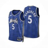 Camiseta Orlando Magic Paolo Banchero #5 Classic 2023-24 Azul