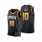 Camiseta Phoenix Suns Damion Lee #10 Statement 2022-23 Negro