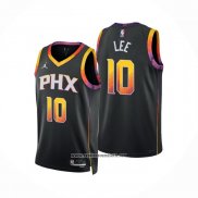 Camiseta Phoenix Suns Damion Lee #10 Statement 2022-23 Negro
