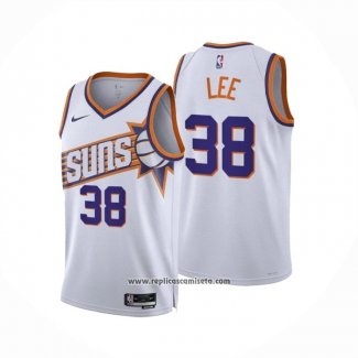 Camiseta Phoenix Suns Saben Lee #38 Association 2023-24 Blanco