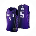 Camiseta Sacramento Kings De'Aaron Fox #5 Statement 2023-24 Violeta