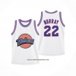 Camiseta Tune Squad Bill Murray #22 Blanco