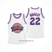 Camiseta Tune Squad Bill Murray #22 Blanco