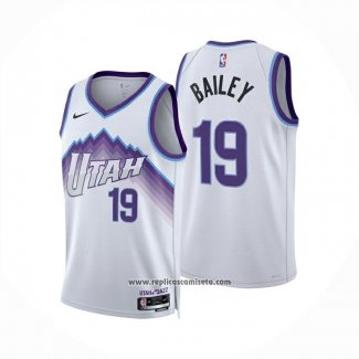 Camiseta Utah Jazz Ace Bailey NO 19 Association 2025-26 Blanco