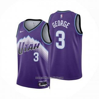 Camiseta Utah Jazz Keyonte George NO 3 Icon 2025-26 Violeta