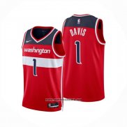 Camiseta Washington Wizards Johnny Davis NO 1 Icon 2024-25 Rojo