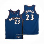 Camiseta Washington Wizards Michael Jordan #23 Retro Azul2