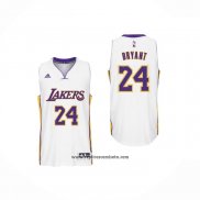 Camiseta Los Angeles Lakers Kobe Bryant #24 Blanco