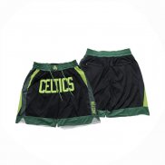 Pantalone Boston Celtics Just Don Ciudad 2025 Negro Verde