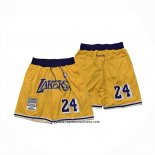 Pantalone Los Angeles Lakers Mitchell & Ness Just Don 2007-08 Amarillo