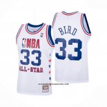 Camiseta All Star 1985 Larry Bird #33 Blanco