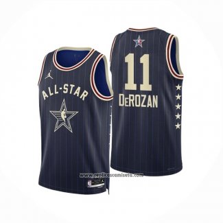 Camiseta All Star 2024 Chicago Bulls Demar Derozan #11 Azul