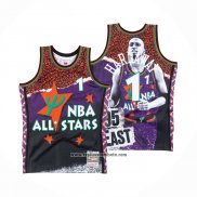 Camiseta All Star Orlando Magic Penny Hardaway #1 Hardwood Classics Mitchell & Ness Violeta