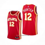 Camiseta Atlanta Hawks De'Andre Hunter #12 Icon 2020-21 Rojo
