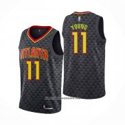 Camiseta Atlanta Hawks Trae Young #11 Icon 2018 Negro