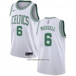 Camiseta Boston Celtics Bill Russell #6 Association Blanco