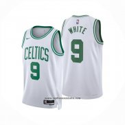Camiseta Boston Celtics Derrick White NO 9 Association 2023-25 Blanco