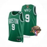 Camiseta Boston Celtics Derrick White #9 Icon 2022 NBA Finals Verde
