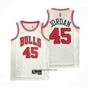 Camiseta Chicago Bulls Michael Jordan #45 Association 2021 Blanco