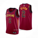 Camiseta Cleveland Cavaliers Collin Sexton #2 Icon Rojo
