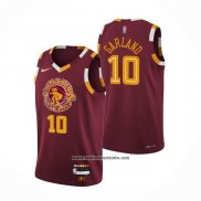 Camiseta Cleveland Cavaliers Darius Garland #10 Ciudad Rojo