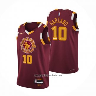 Camiseta Cleveland Cavaliers Darius Garland #10 Ciudad Rojo