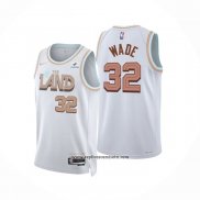 Camiseta Cleveland Cavaliers Dean Wade #32 Ciudad 2022-23 Blanco