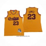 Camiseta Cleveland Cavaliers LeBron James #23 Mitchell & Ness 1970-74 Amarillo