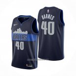 Camiseta Dallas Mavericks Harrison Barnes #40 Statement Azul