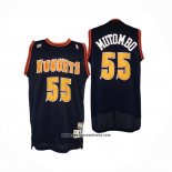 Camiseta Denver Nuggets Dikembe Mutombo #55 Retro Negro2